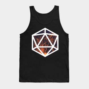 D20 Decal Badge - Dragon's Heart Tank Top